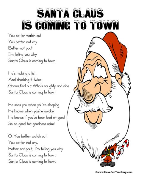 here comes santa claus lyrics|lyrics santa claus is coming to town.